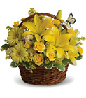 Basket Full of Wishes Cottage Florist Lakeland Fl 33813 Premium Flowers lakeland